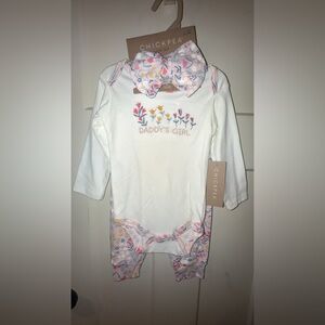 Chick Pea White and Pink Kids Matching Set